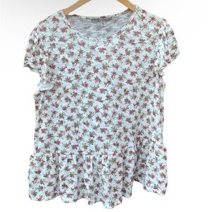 NWT Gypsies & Moondust Floral Ruffle Babydoll Top XL